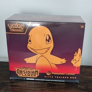 🔥 Pokemon Center 🔥 Obsidian Flames ETB  Elite Trainer Box NEW Factory Sealed!